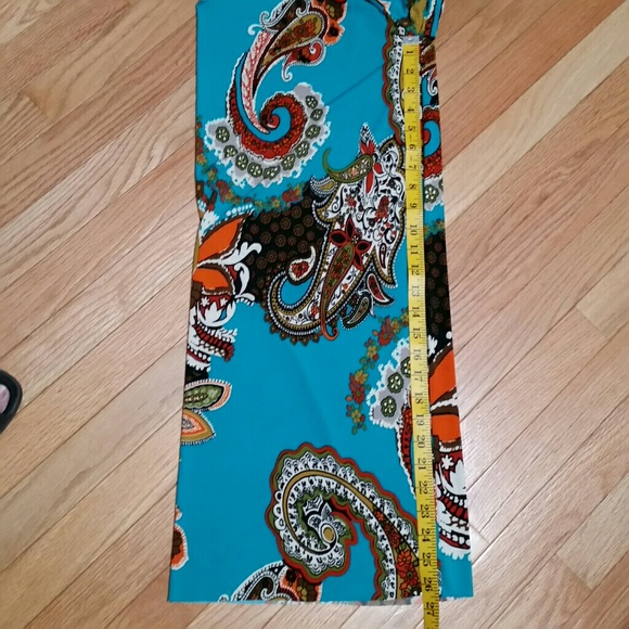 Zig Zag Stripe Palazzo Pants EUC - Picture 3 of 3